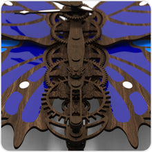 Load image into Gallery viewer, Butterfly clock gears with butterfly gear centres