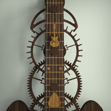 Load image into Gallery viewer, Close up view of guitar seconds hand, and gears with guitar centres
