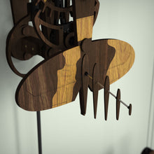 Load image into Gallery viewer, Spitfire MK-IX wooden clock tail plane