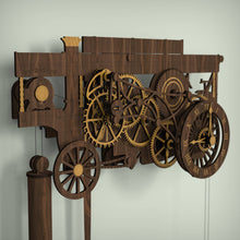 Load image into Gallery viewer, showmans engine dynamo supporting the clock drive weight