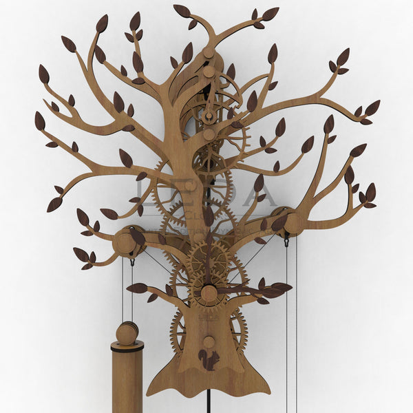 Tree of Life - Wooden Wall Clock