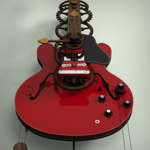 Load image into Gallery viewer, Guitar mechanical wall clock