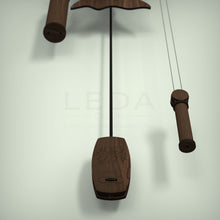 Load image into Gallery viewer, Tree Of Life wooden mechanical wall clock pendulum with drive weight and winding handle